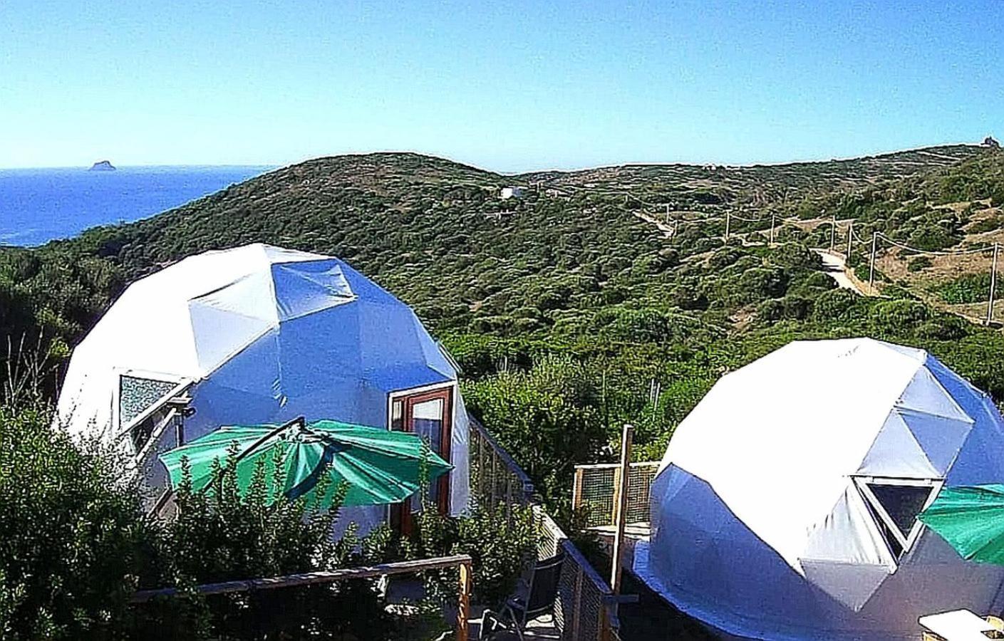 B&B Glamping Semaforo Capo Sperone SantʼAntìoco Dış mekan fotoğraf